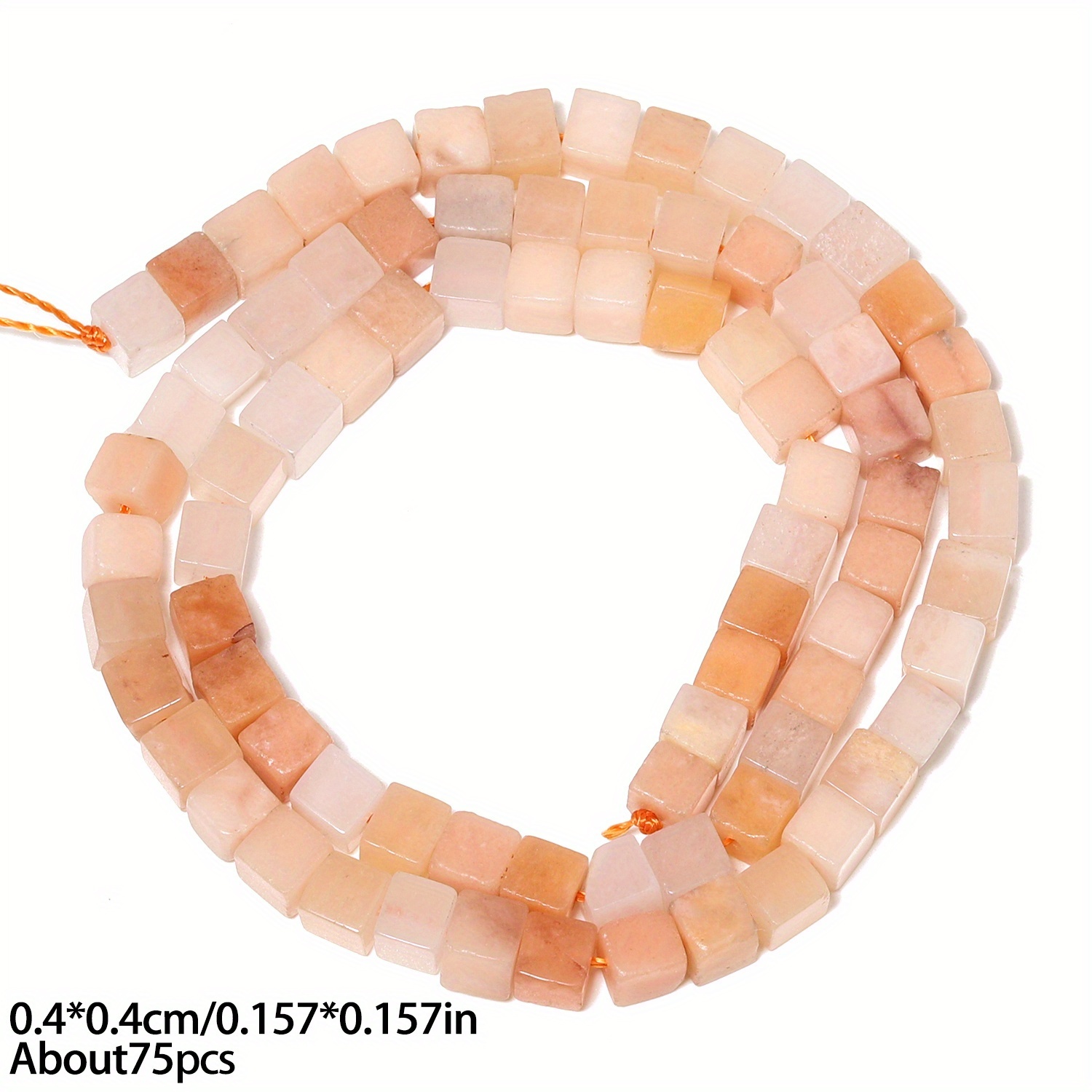 Natural Stone Cube Beads for DIY Jewelry Making